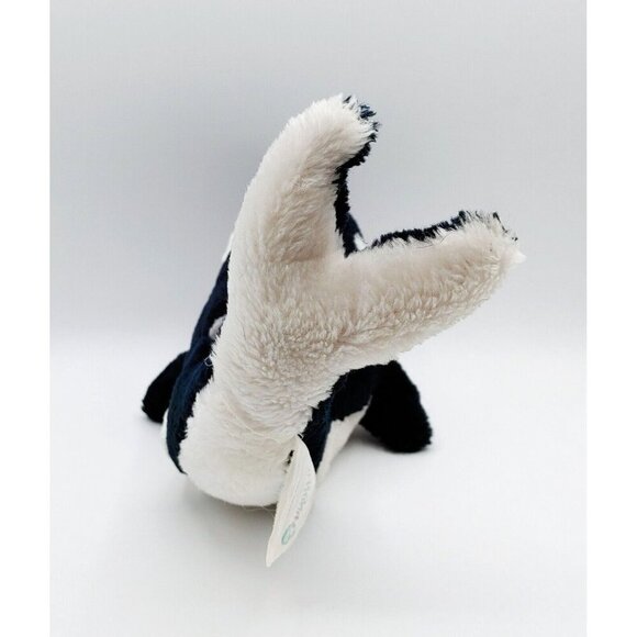 Vintage Sea World Shamu Orca Black White 12" Plush Stuffed Animal Whale RARE - Picture 4 of 5